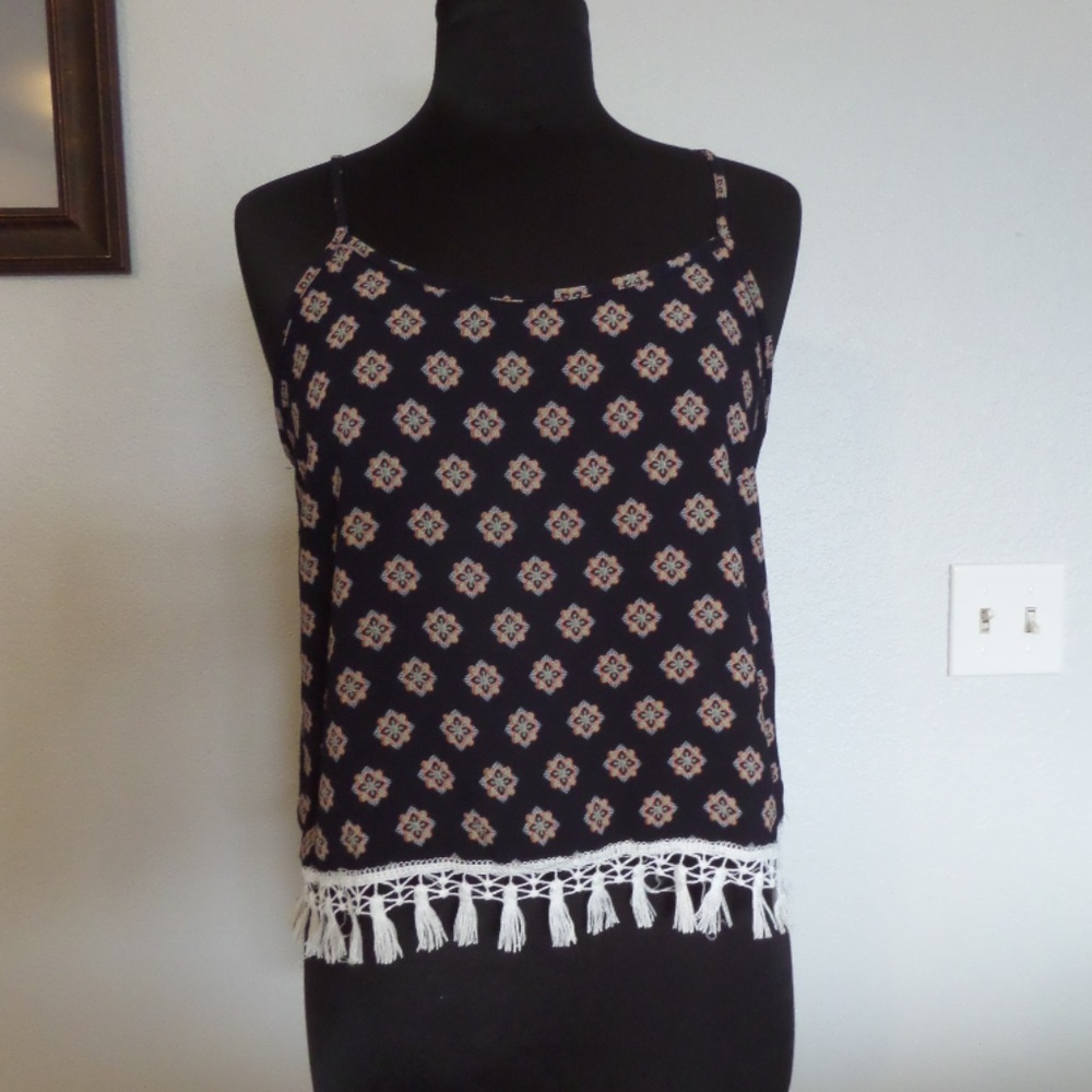 🌵i.JOAH Tank Top Junio Top Blouse Women's Sz L 🌵